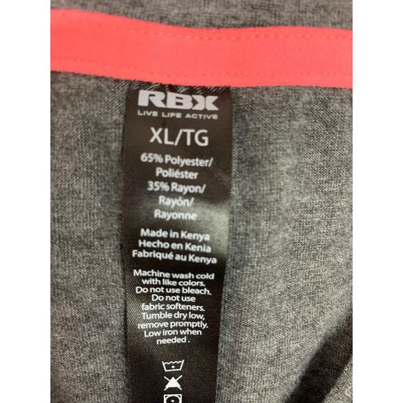 XL RBX Womens Gray Workout Tank Top Shirt Heathered - Picture 8 of 8